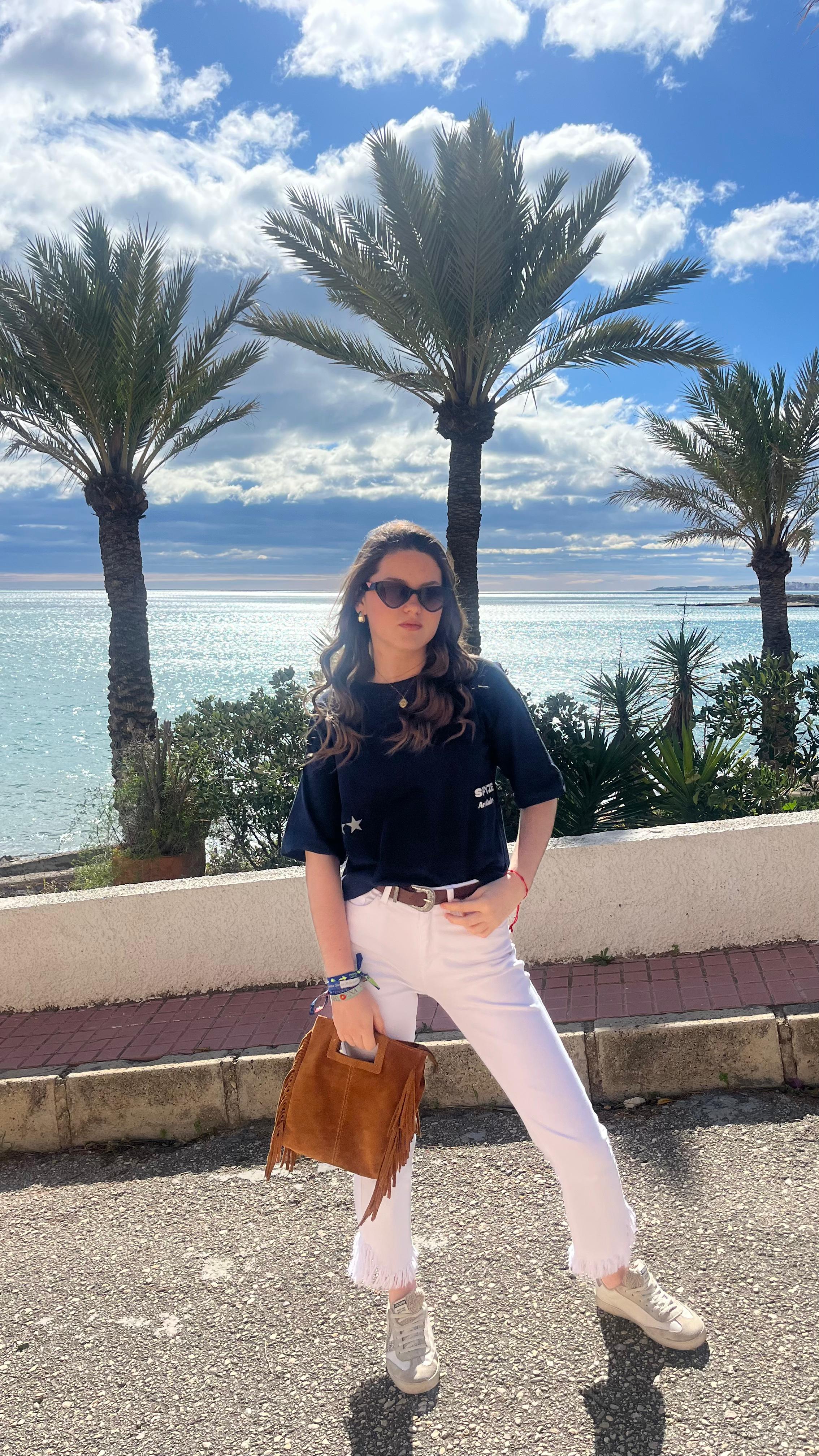 Camiseta azul marino Drop 001